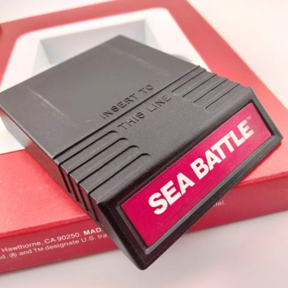 Sea Battle & Snafu (Mattel Intellivision, 1980) w/Manual,‎ Overlays